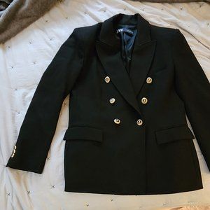 ZARA TAILORED DOUBLE BREASTED BLAZER